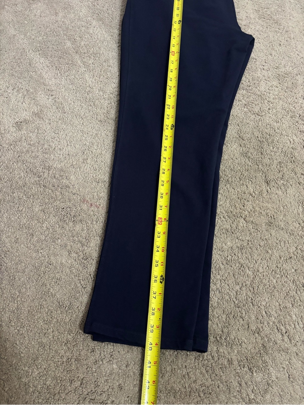 Anthropologie Saturday Sunday Women’s Navy Button-Front Trousers Size M - Picture 11 of 12